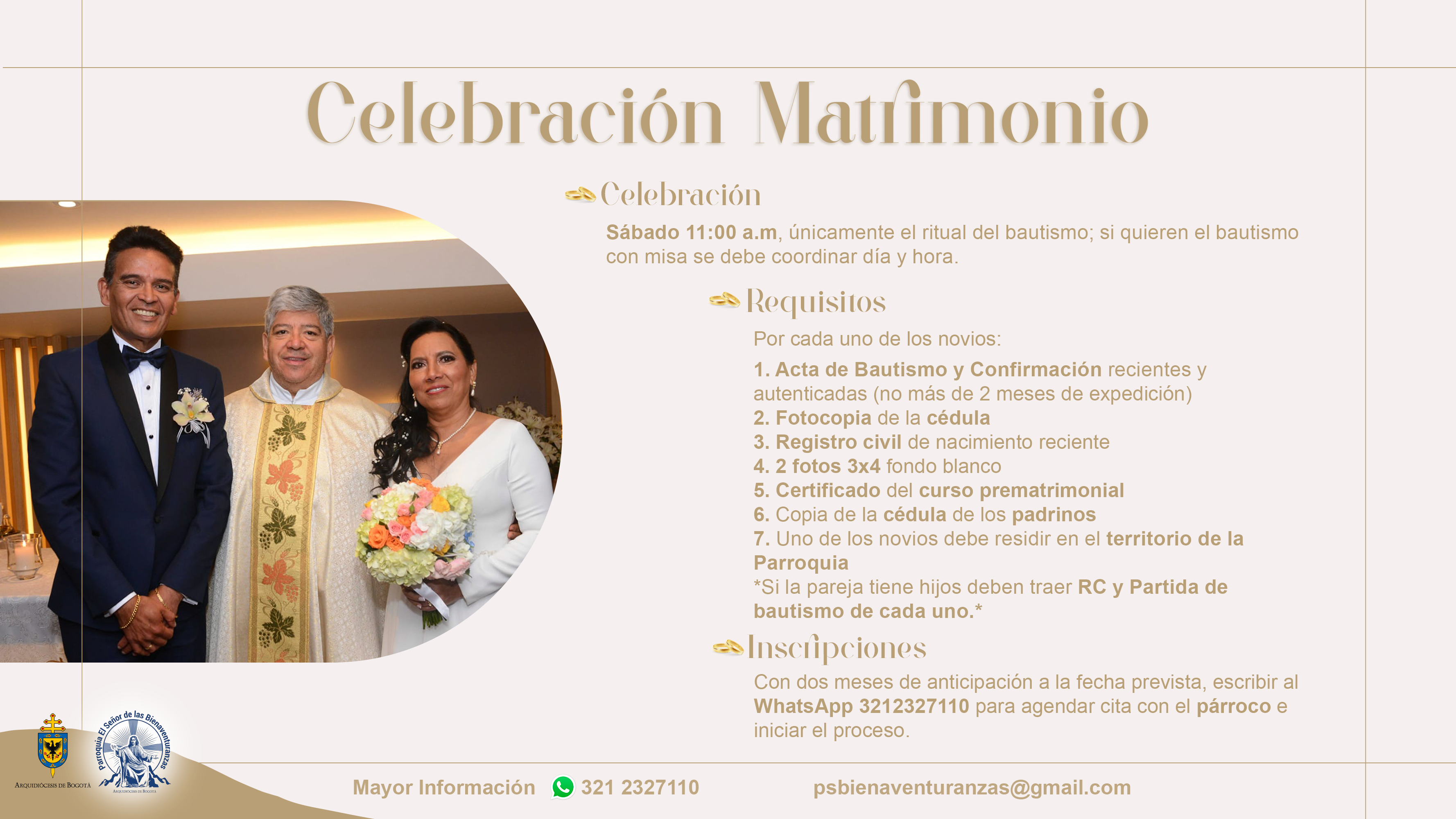Celebración Matrimonio 2025 