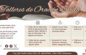 ⛪ ¡Únete a nuestros Talleres de Oración y Vida!